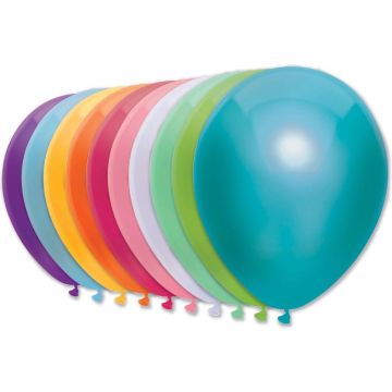 Metallic ballonnen assorti kleuren | 10 stuks