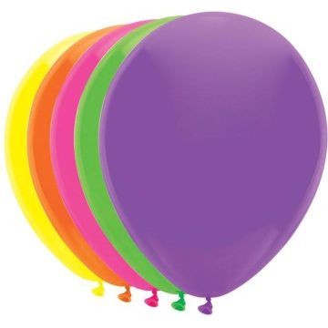 Haza Original Ballonnen Neon 25 Cm Latex 10 Stuks