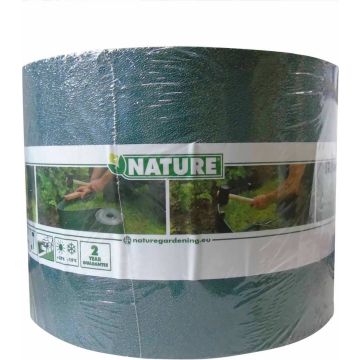 Nature - Borderrand op rol - Grijs - 15cm x 10m - 3mm dik - flexibel