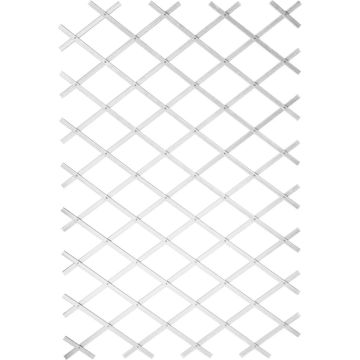 Nature - Kunststof klimrek (rekbaar) - 0,5 x 1,5m - wit