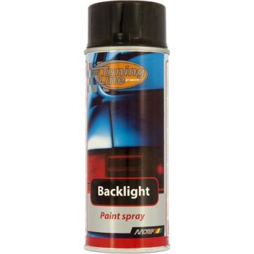 MoTip Backlight Transparant Spray Spuitbus Zwart 400ml
