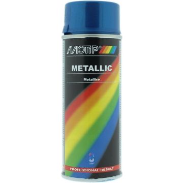 Motip Metallic Lak Blauw - 400 ml