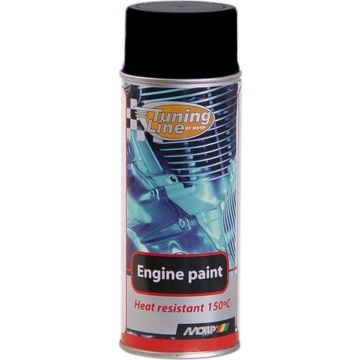 MoTip Engine Paint ZWART spuitbus 400ml