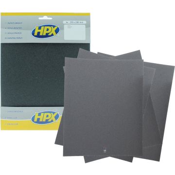 HPX schuurpapier P600 x 4 stuks - 230 x 280 mm