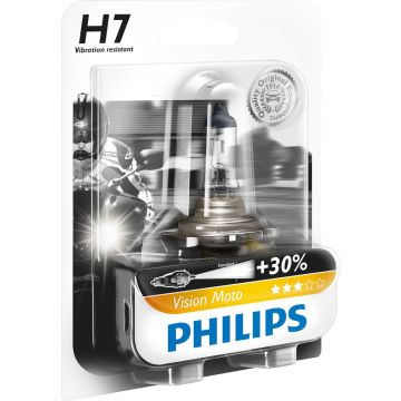 Philips Motorlamp H7 Vision Moto 12v/55w Wit