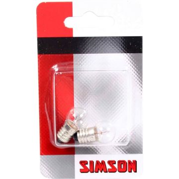 Simson Fietslampjes Voor 6v/2,4w 2 Stuks