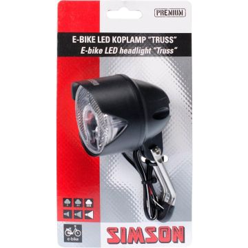 Simson kopl Truss E-bike 6/60v 30 lux aan/uit