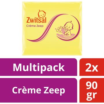 Zwitsal Crème Zeep - 2 x 90 g - Baby