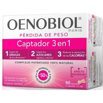 Oenobiol Weightloss 3 In 1 Fat Binder 60 Tablets