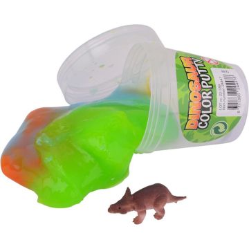 Dinosaurus slijm - Slime - Putty - Kinderen - Speelgoed - Met speeltje - Siliconen - multicolor