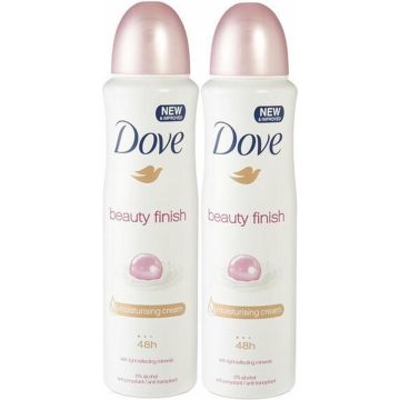 Dove W Deo Beauty Finish 2x150ML MP 6x