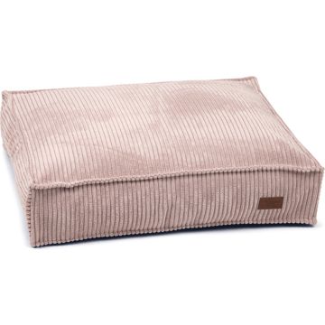 Designed by Lotte hondenkussen Ribbed Roze 70 x 55 cm - Hond