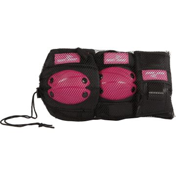 Street Runner Skate Beschermset Roze Maat M 6-delig