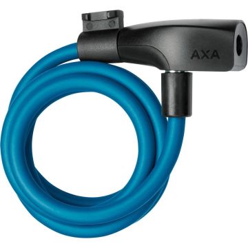 AXA Resolute 8/120 Kabelslot – Slot voor Fietsen - Gebruiksvriendelijk - 120 cm lang - Diameter 8 mm - Donker blauw