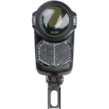 AXA Nox City 4 Lux - Fietslamp voorlicht - LED Koplamp - Fietsverlichting op Batterij - Auto/Off - Zwart