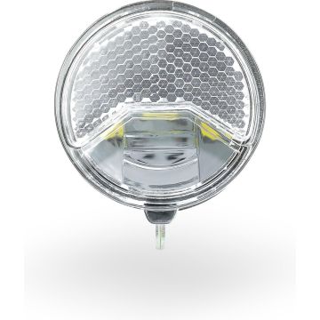 AXA 606 - Fietslamp voorlicht - LED Koplamp - Auto On Fietsverlichting – Steady - Dynamo - 15 Lux - Chrome
