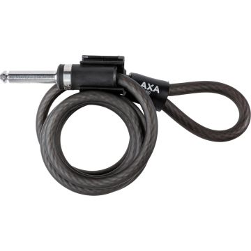 AXA UPI 150/10 - Insteekkabel - Kabelslot - Combineren met Ringslot - 150 cm lang - diameter 10 mm - Zwart