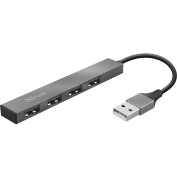 Trust Halyx - Hub - USB - Aluminium
