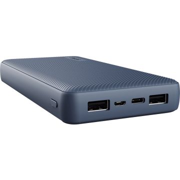 Trust Primo Eco - Powerbank - 20.000 mAh - USB A/USB C - Geschikt voor Apple iPhone/ Samsung - Blauw