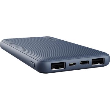 Trust Primo Eco - Powerbank - 10.000 mAh - USB A/USB C - Geschikt voor Apple iPhone/ Samsung - Blauw