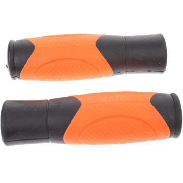 Dutch Perfect Handvat 215 Comfort Rubber 120 Mm Oranje/zwart Per Set