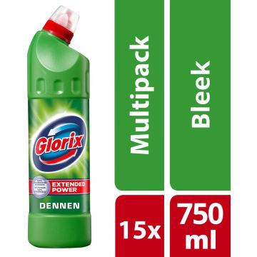 15x Glorix Bleek Dennen 750 ml