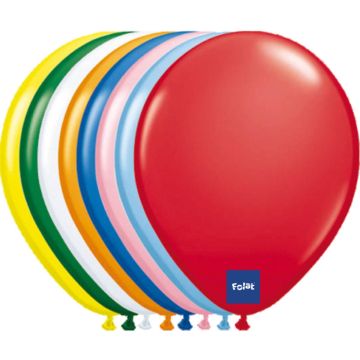 Folat - Folatex ballonnen Assortiment Kleuren 30 cm 10 stuks