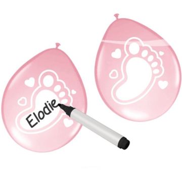 Folat - Writable balloons Baby Girl