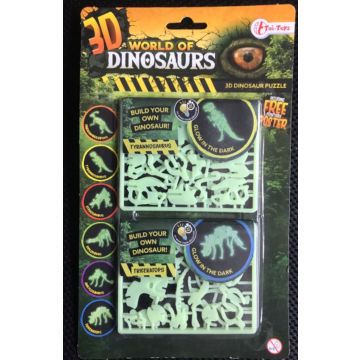 Toi-Toys World Of Dinosaurs Bouw Je Eigen Dinosaurus Glow In The Dark