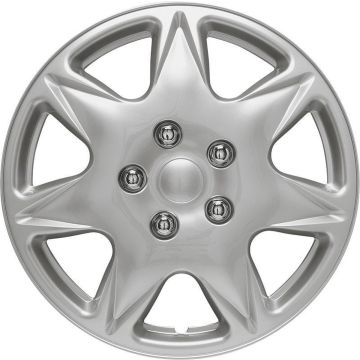 AutoStyle 4-Delige Wieldoppenset California 16-inch zilver