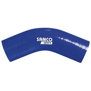 Samco Sport Samco Siliconen slang 45 graden bocht - Lengte 102mm - Ø45mm - Blauw