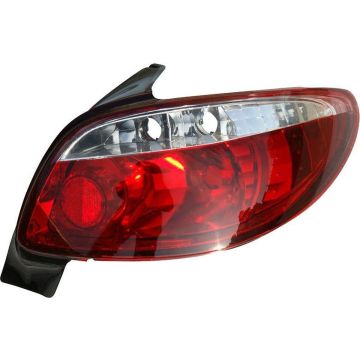 AutoStyle Set Achterlichten passend voor Peugeot 206 excl. CC/SW - Rood/Helder - Version II