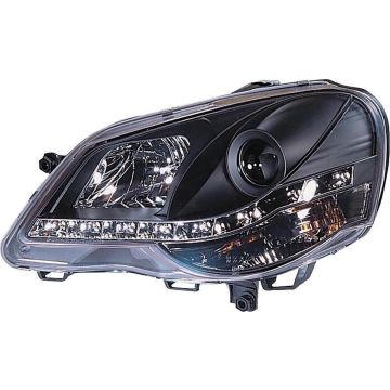 AutoStyle Set Koplampen DRL-Look passend voor Volkswagen Polo 9N2 2005-2009 - Zwart