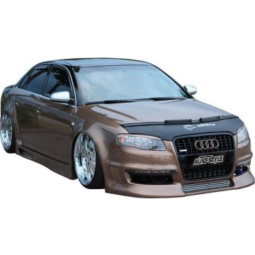 Motorkapsteenslaghoes Audi A4 8F 2005-2008 Zwart