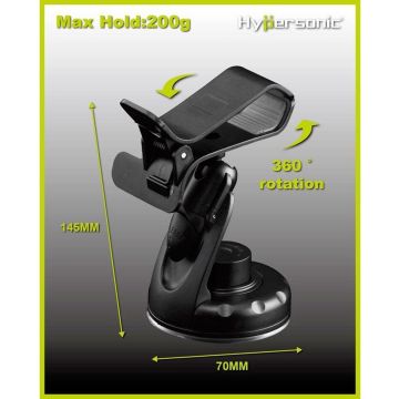Hypersonic Universele Multi-Grip Smartphone/Telefoon/PDA/iPod Houder 70x145mm