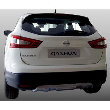 Motordrome Voor- &amp; Achterbumper Skid Plate passend voor Nissan Qashqai 2014- (ABS Zilver)