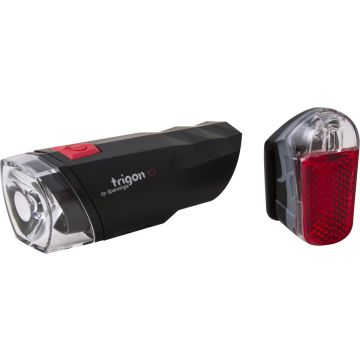Spanninga Trigon Fiets verlichtingsset - 10 lux - Batterij