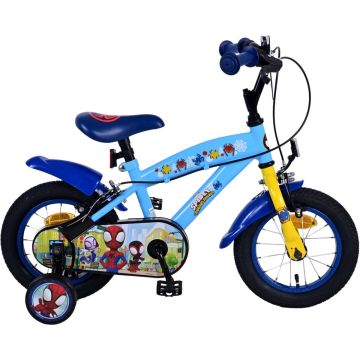 Spidey Kinderfiets - Jongens - 12 inch - Blauw - Twee handremmen