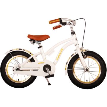 Volare Miracle Kinderfiets - Meisjes - 14 inch - Wit - Prime Collection