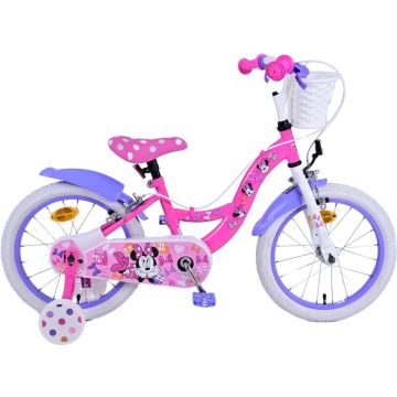 Disney Minnie Kinderfiets - Meisjes - 16 inch - Roze - Twee handremmen