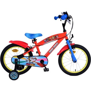 Paw Patrol Kinderfiets - Jongens - 16 inch - Rood - Twee handremmen