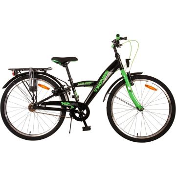 Volare Thombike Kinderfiets - Jongens - 24 inch - Zwart Groen - Twee handremmen