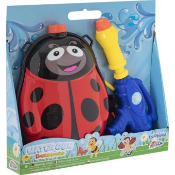Grafix waterpistool rugtas voor kinderen - lieveheersbeestje - Zomer buitenspeelgoed voor zwembad / strand - waterspeelgoed voor kinderen