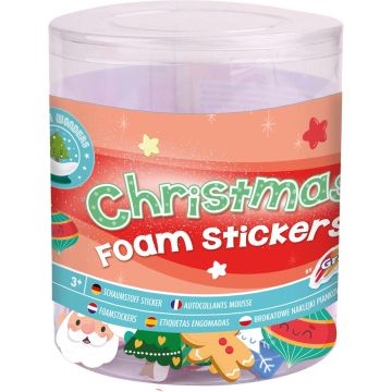 Foamstickers Kerst - kerstmis - stickers - knutselen kerst - knutselpakket kinderen