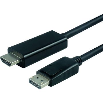 ACT DisplayPort 1.2 naar HDMI 1.4 kabel (4K 30 Hz) / zwart - 3 meter