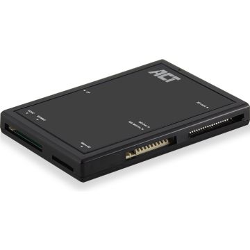 ACT Externe USB Kaartlezer SD kaart 64-in-1 – SD, microSD, MMC, SDHC en meer - USB 3.2 Gen1 (USB 3.0) - AC6370