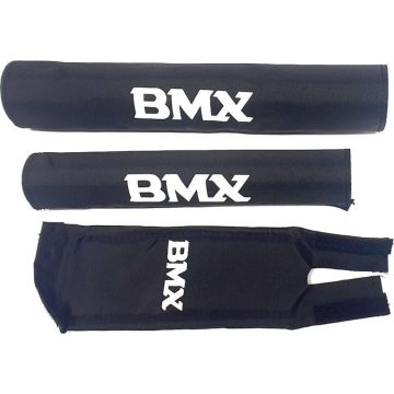 Hzb Padset Bmx Junior Polyester Zwart 3-delig