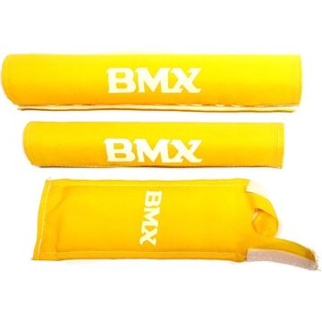 Hzb Padset Bmx Junior Polyester Geel 3-delig