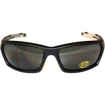 Vwp Sportzonnebril Urban Trail Unisex Zwart Met Zwarte Lens