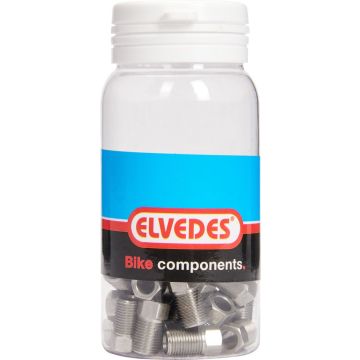 Elvedes Klemwartels M8 X 0,75 Voor Hydro Hose Rvs Zilver 30 St